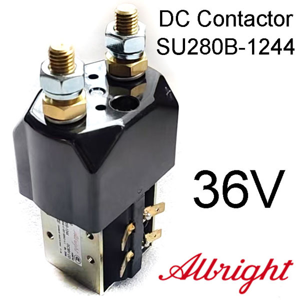 Albright SU280B-1244 DC Contactor, 36V 350A CO, With Magnetic Blowout