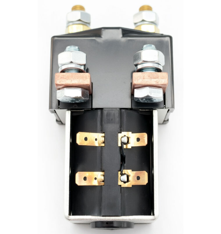 Albright Single Pole Double Throw DC Contactor SW181B-248T, SPDT, Rated for 80V 200A, With Magnetic Blowout, Designed for Regenerative Braking and Reversing in Electric Forklifts, Pallet Jacks, and Industrial Trucks
